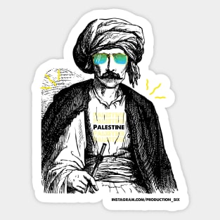 Colonialism - Palestinian Pride FRONT SIDE Sticker